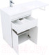 Миниатюра изображения товара Тумба под умывальник Aquanet Токио 58 / 237745 (с ящиком)