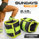 Миниатюра изображения товара Комплект утяжелителей Sundays Fitness IR97812 (1.5кг, черный/зеленый)