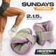 Миниатюра изображения товара Комплект утяжелителей Sundays Fitness IR97843 (1.5кг, серый/фиолетовый)