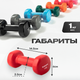 Миниатюра изображения товара Гантель Sundays Fitness IR92005 (1кг, красный)