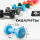 Миниатюра изображения товара Гантель Sundays Fitness IR92005 (3кг, голубой)