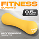 Миниатюра изображения товара Гантель Sundays Fitness IR92004-D (0.5кг, желтый)