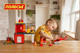Миниатюра изображения товара Конструктор Полесье Макси. Пожарная станция / 77516 (64эл)