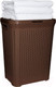 Миниатюра изображения товара Корзина для белья Violet Ротанг / 186001 (60л, коричневый)