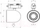 Миниатюра изображения товара Трековый светильник Elektrostandard Ogma GU10 MRL 1005 (черный)