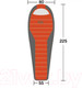 Миниатюра изображения товара Спальный мешок Tramp Fjord T-Loft / TRS-049R (левый)