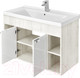 Миниатюра изображения товара Тумба с умывальником Акватон Флай 100 (1A2375K0FAX10)