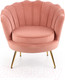 Миниатюра изображения товара Кресло мягкое Halmar Amorinito (светло-розовый/золото)