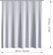 Миниатюра изображения товара Шторка-занавеска для ванны FORA Элит FOR-PH101