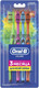 Миниатюра изображения товара Набор зубных щеток Oral-B Color Collection средней жесткости (4шт)