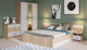 Миниатюра изображения товара Комплект мебели для спальни Империал Алёна 3 (дуб сонома/белый)