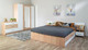 Миниатюра изображения товара Комплект мебели для спальни Империал Алёна 4 (дуб сонома/белый)