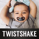 Миниатюра изображения товара Набор пустышек Twistshake 78086 (2шт, черный/белый)