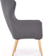 Миниатюра изображения товара Кресло мягкое Halmar Cotto (темно-серый)