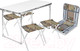 Миниатюра изображения товара Комплект складной мебели Ника ССТ-К2 (металлик/хант)