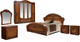 Миниатюра изображения товара Комплект мебели для спальни ФорестДекоГрупп Луиза 5 (орех)