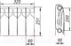 Миниатюра изображения товара Радиатор биметаллический BiLux Plus R200 (4 cекции)