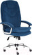 Миниатюра изображения товара Кресло офисное Tetchair Softy Lux флок (синий)