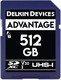 Миниатюра изображения товара Карта памяти Delkin Advantage SDXC 512GB 633X UHS-I (Class 10) V30 (DDSDW633512G)