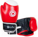 Миниатюра изображения товара Боксерские перчатки Indigo Sport PS- 789 (10oz, красный/черный/белый)