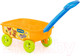 Миниатюра изображения товара Тележка для песочницы Полесье №3 с ручкой / 84279