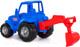 Миниатюра изображения товара Трактор игрушечный Полесье Чемпион с лопатой и ковшом / 84736