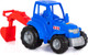 Миниатюра изображения товара Трактор игрушечный Полесье Чемпион с лопатой и ковшом / 84736