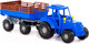 Миниатюра изображения товара Трактор игрушечный Полесье Алтай №2 с прицепом / 84767