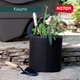 Миниатюра изображения товара Набор кашпо Keter Cylinder Planter S+M+L (3шт, графит)