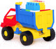 Миниатюра изображения товара Самосвал игрушечный Полесье Кузя с конструктором / 1290