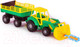 Миниатюра изображения товара Трактор игрушечный Полесье Алтай №2 с прицепом и ковшом / 35363