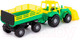 Миниатюра изображения товара Трактор игрушечный Полесье Алтай №2 с прицепом и ковшом / 35363