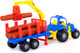 Миниатюра изображения товара Лесовоз игрушечный Полесье Крепыш трактор с полуприцепом / 44815