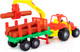 Миниатюра изображения товара Лесовоз игрушечный Полесье Крепыш трактор с полуприцепом / 44815