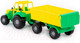 Миниатюра изображения товара Трактор игрушечный Полесье Мастер №1 с прицепом / 35257