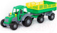 Миниатюра изображения товара Трактор игрушечный Полесье Мастер №2 с прицепом / 35271