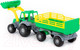 Миниатюра изображения товара Трактор игрушечный Полесье Мастер №2 с прицепом и ковшом / 35288