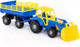 Миниатюра изображения товара Трактор игрушечный Полесье Мастер №2 с прицепом и ковшом / 35288