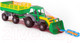 Миниатюра изображения товара Трактор игрушечный Полесье Мастер №2 с прицепом и ковшом / 35288