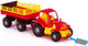 Миниатюра изображения товара Трактор игрушечный Полесье Силач №2 с прицепом / 44969