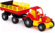 Миниатюра изображения товара Трактор игрушечный Полесье Силач №2 с прицепом / 44969