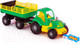 Миниатюра изображения товара Трактор игрушечный Полесье Силач №2 с прицепом / 44969