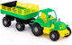 Миниатюра изображения товара Трактор игрушечный Полесье Силач №2 с прицепом / 44969