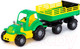 Миниатюра изображения товара Трактор игрушечный Полесье Силач №2 с прицепом / 44969