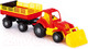 Миниатюра изображения товара Трактор игрушечный Полесье Силач с прицепом / 45034