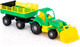 Миниатюра изображения товара Трактор игрушечный Полесье Силач с прицепом / 45034