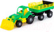 Миниатюра изображения товара Трактор игрушечный Полесье Силач с прицепом / 45034