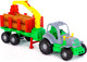Миниатюра изображения товара Лесовоз игрушечный Полесье Силач с прицепом / 45041