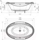 Миниатюра изображения товара Ванна акриловая Radomir Гранада 185x119 / 4-01-0-0-1-404