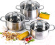 Миниатюра изображения товара Набор кастрюль TalleR TR-17120